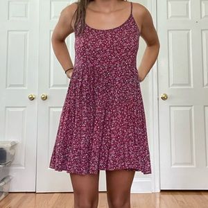 Pink Floral Dress